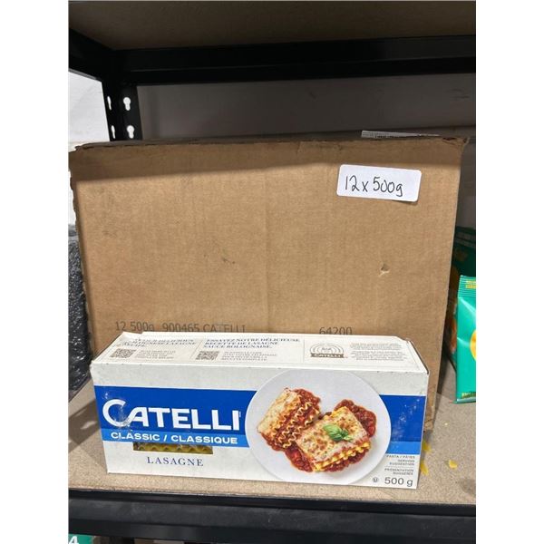 Catelli Classic Lasagna Pasta, 12 x 500g