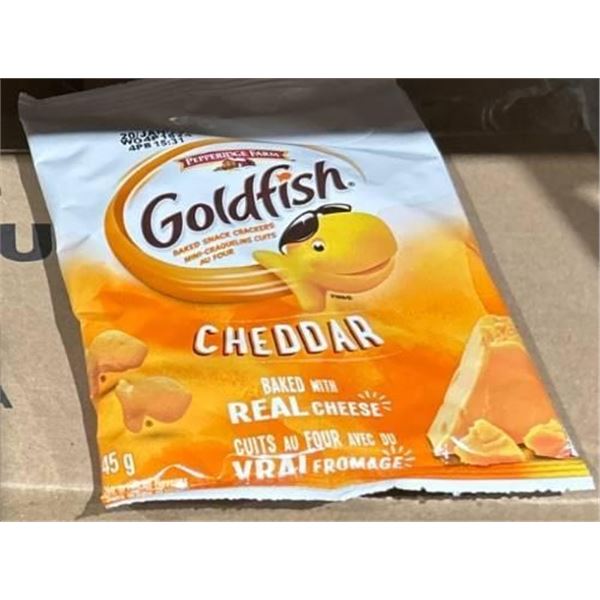 Pepperidge Farm Goldfish On-The-Go Cheddar Snack Pack Case