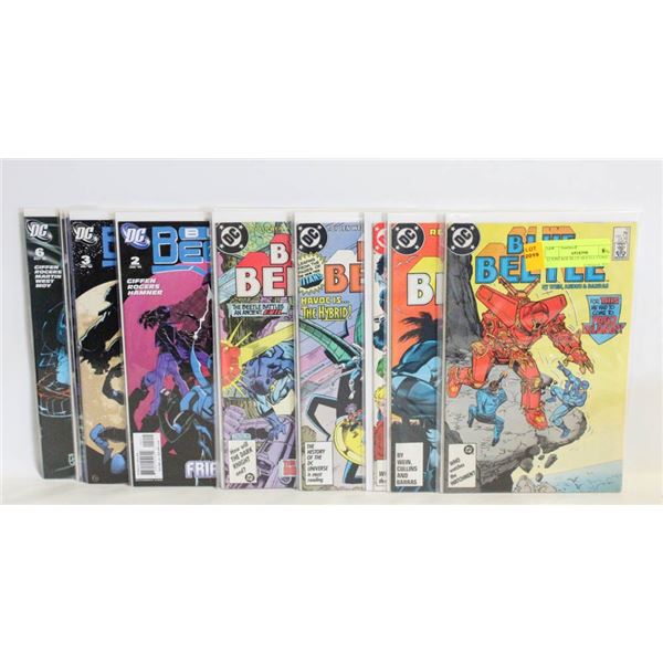 12 VINTAGE BLUE BEETLE COMIC