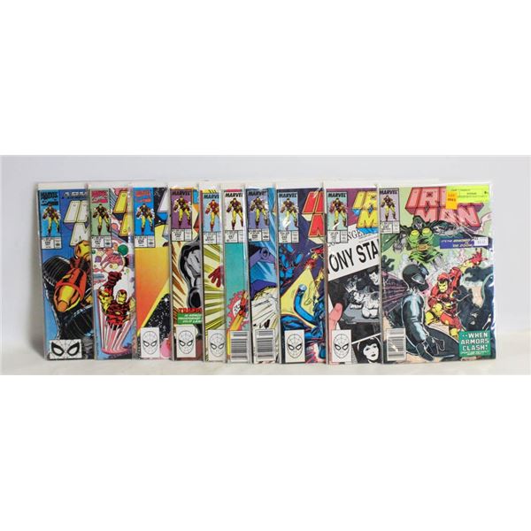 10 VINTAGE IRON MAN COMICS