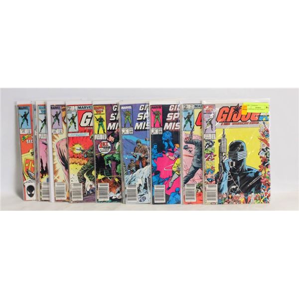 12 VINTAGE GI JOE COMICS