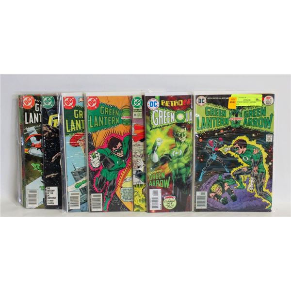 10 VINTAGE GREEN LANTERN COMICS