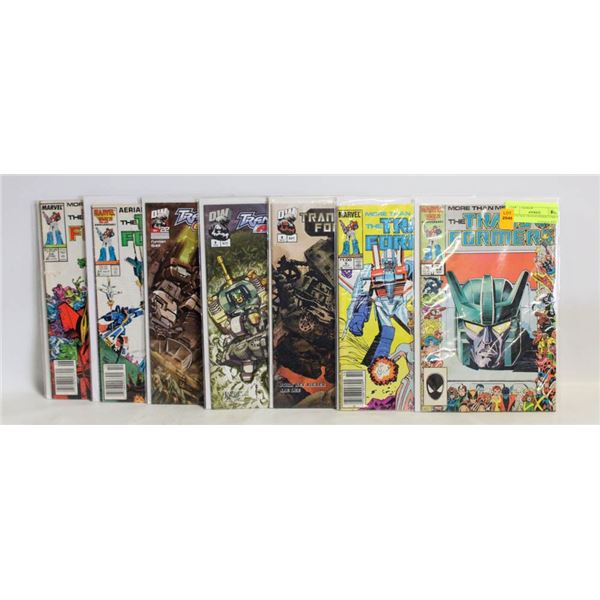 7 VINTAGE TRANSFORMER COMICS