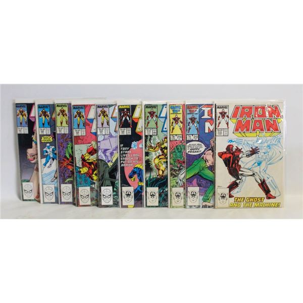 10 VINTAGE IRON MAN COMICS