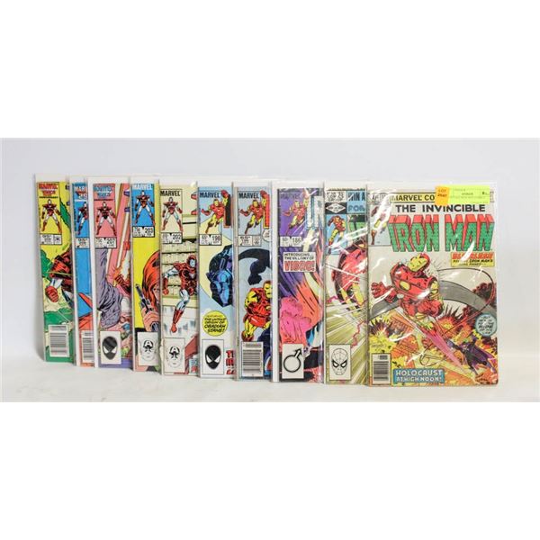 10 VINTAGE IRON MAN COMICS