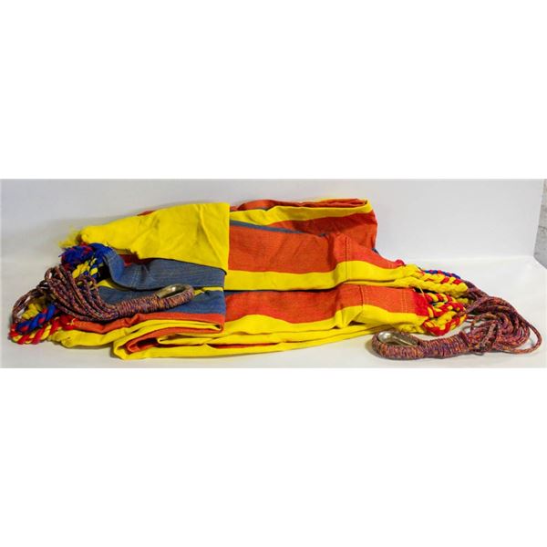 YELLOW, BLUE & RED HAMMOCK