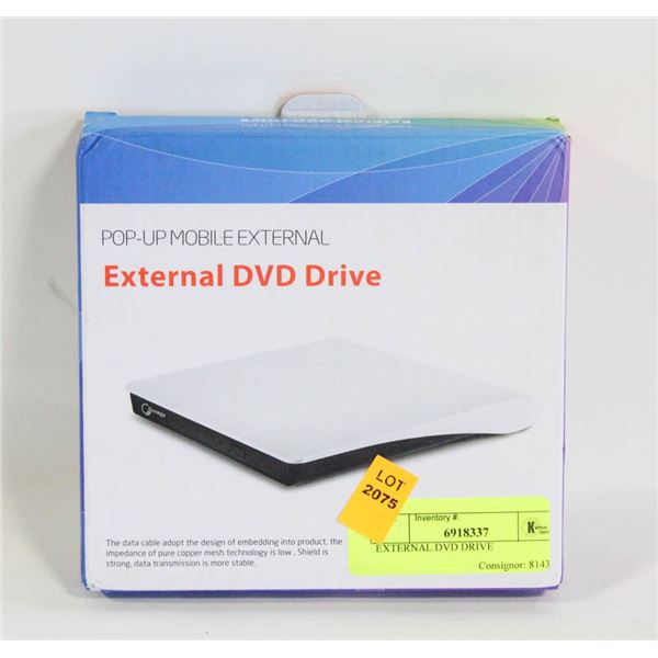 EXTERNAL DVD DRIVE