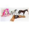 Image 1 : ESTATE TOYS; GUN, HOLSTER, HORSES & VINTAGE HEAD