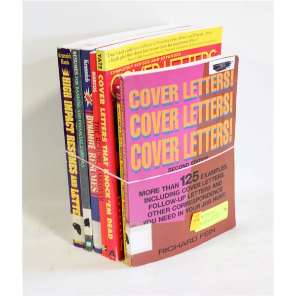 (9) JOB RESUME BOOKS
