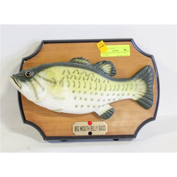 SINGING BIG MOUTH BILLY BASS (WORKS)