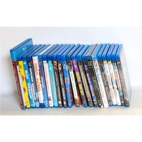 22 BLU RAY D.V.D'S ALL TOGETHER-ESTATE