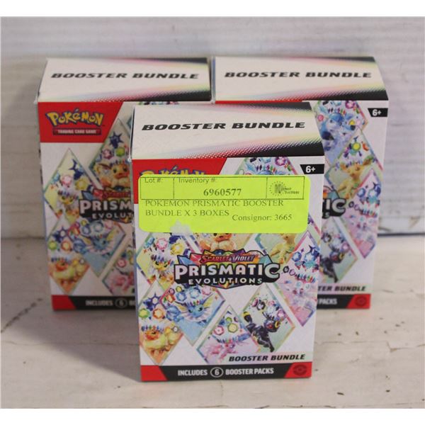 POKEMON PRISMATIC BOOSTER BUNDLE X 3 BOXES