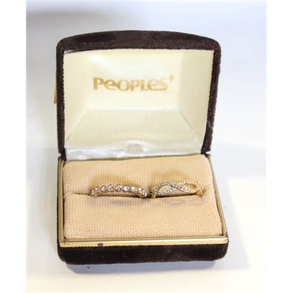 ESTATE RINGS TOGETHER IN BOXES-ESTATE