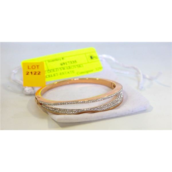 ROSE GOLD SWAROVSKI BRACELET-ESTATE