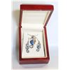 Image 1 : 925 SILVER SEAHORSE NECKLACE+EARRING SET IN