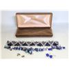 Image 1 : ASSORTED VINTAGE BLUE/ PURPLE JEWELRY IN EATONS