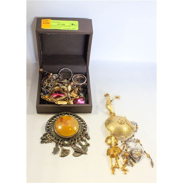 BIRKS BOX FULL OF ESTATE JEWELRY-ESTATE