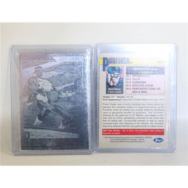 1991 MARVEL PUNISHER HOLOGRAMS