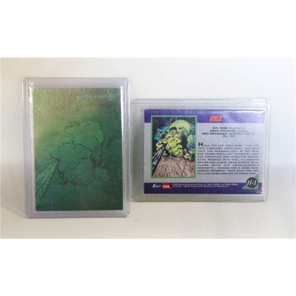1992 MARVEL HULK HOLOGRAM H-1