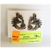 Image 1 : SIGNED JJ UNICORN EARRINGS