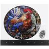 Image 1 : NEW ROOSTER THEME HANGING WINDOW LIGHT
