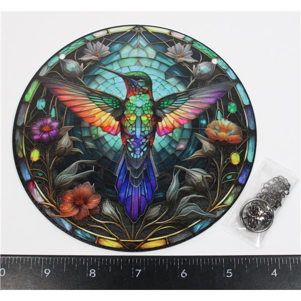 NEW HUMMING BIRD THEME HANGING WINDOW LIGHT