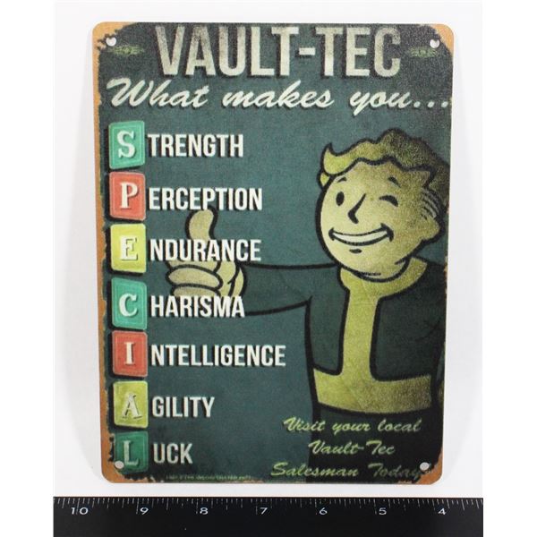 NEW FALLOUT S.P.E.C.I.A.L. THEME WOOD WALL ART