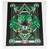 Image 1 : NEW GREEN POWER RANGER THEME 12" X 16"