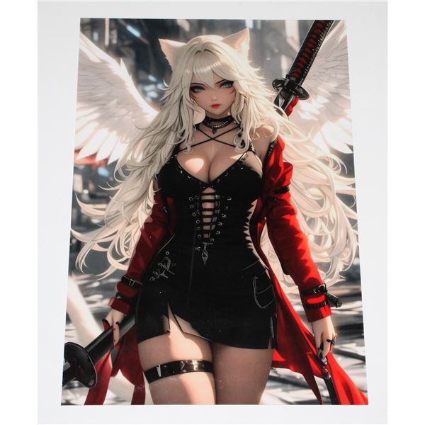 NEW 12" X 18" ANIME ANGEL CANVAS ART WALL ART