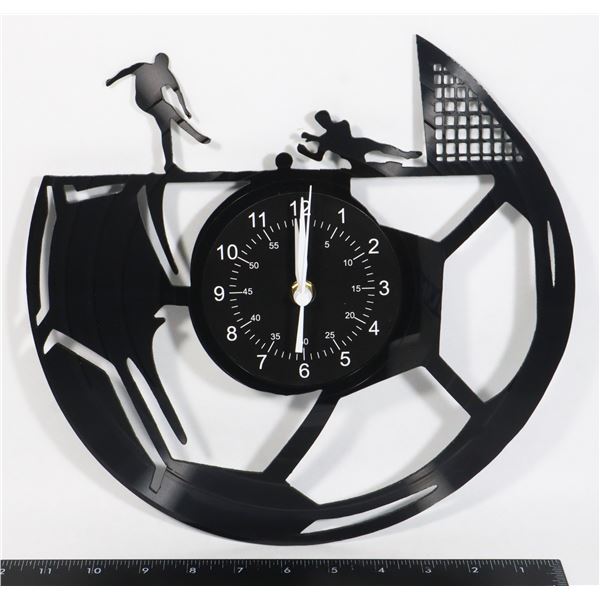 NEW SOCCER THEME WALL CLOCK REQUIRES