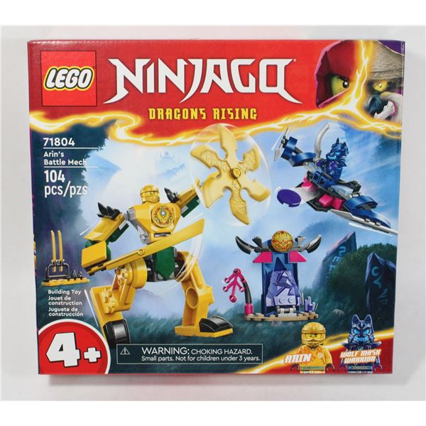 LEGO NINJANGO DRAGONS RISING ARIN'S BATTLE MECH