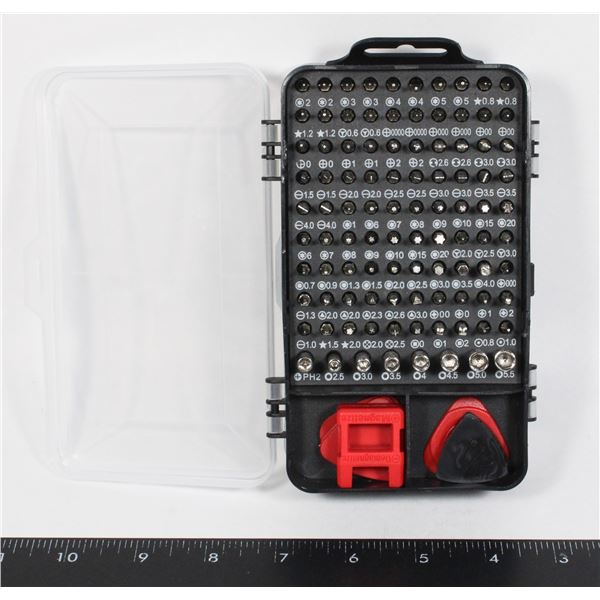 NEW 115PC PRECISION BIT SET IN CASE