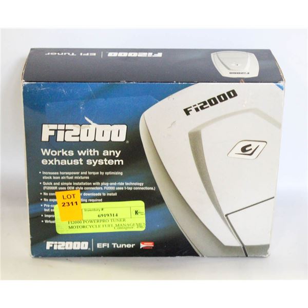 FI2000 POWERPRO TUNER MOTORCYCLE FUEL MANAGEMENT