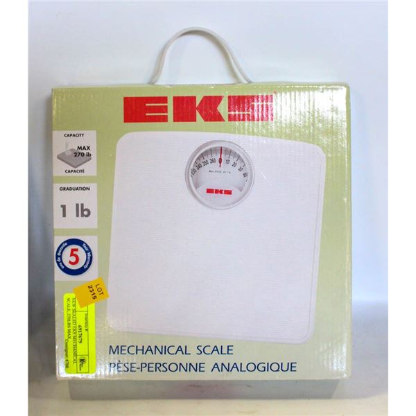NEW SEALED EKS MECHANICAL SCALE, 270LBS MAX