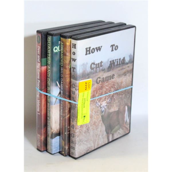 WILD GAME PROCESSING DVDS