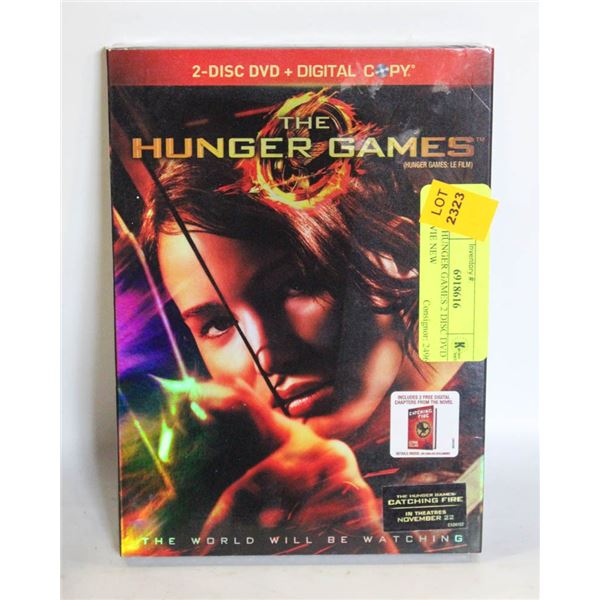 THE HUNGER GAMES 2 DISC DVD MOVIE NEW