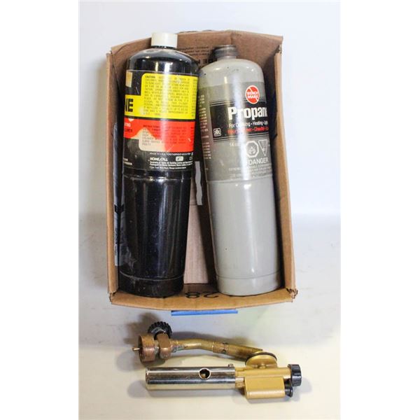 FULL TORCH PROPANE & TORCH HEADS