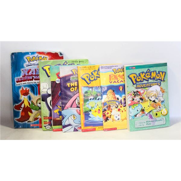 7 POKEMON BOOKS