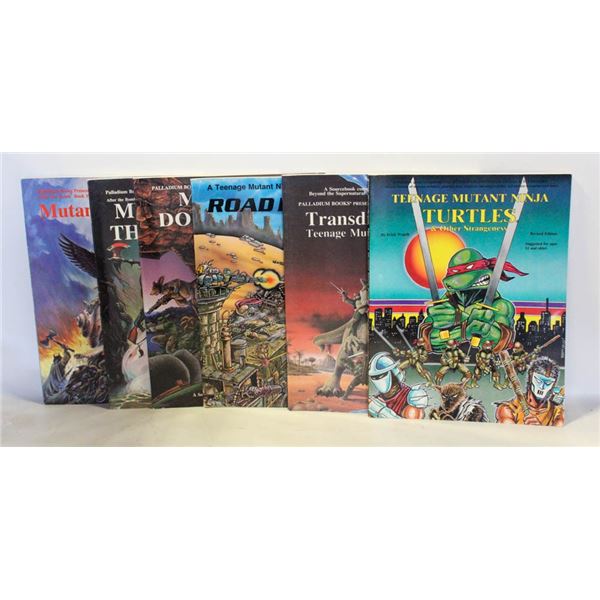 TMNT & MUTANTS BOOKS (6)