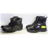 Image 1 : 2 PAIRS MENS DRESS CASUAL BOOTS FIT SIZE 9