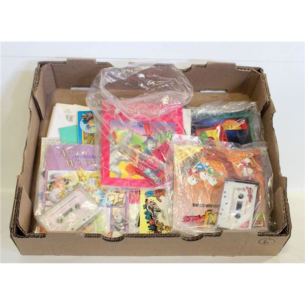 RETRO STORY TIME READING/ CASSETTE TAPES IN BOX