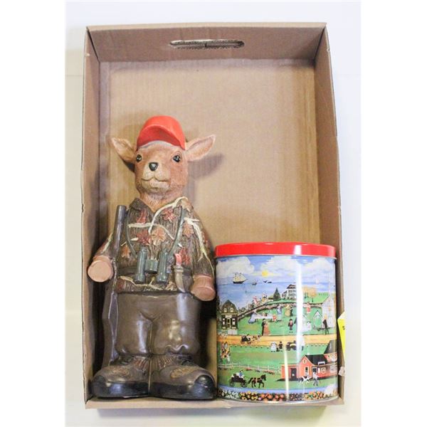 VINTAGE LITTLE TOWN PUZZLE TIN (SEALED)