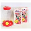 Image 1 : HUMMINGBIRD FEEDER + NECTAR FOOD