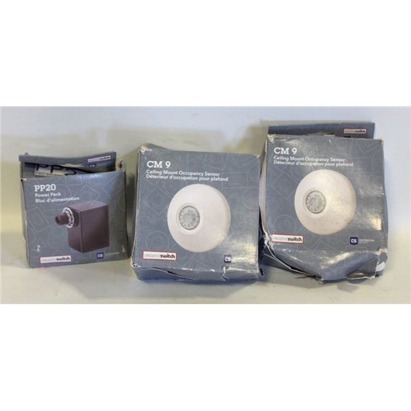 CEILING MOUNT OCCUPANCY SENSORS & POWER PACK