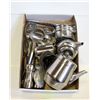 Image 1 : VINTAGE SILVER TEAPOTS, ICE-CREAM SCOOP,