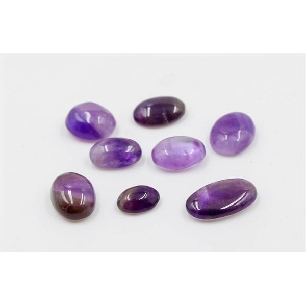 #111-NATURAL PURPLE AMETHYST GEMSTONES 51.45CT
