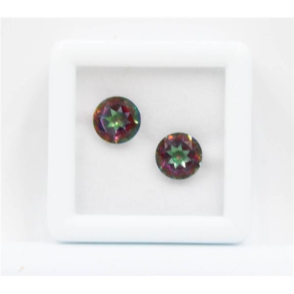 #223-NATURAL FIRE MYSTIC QUARTZ GEMSTONES 2.50CT