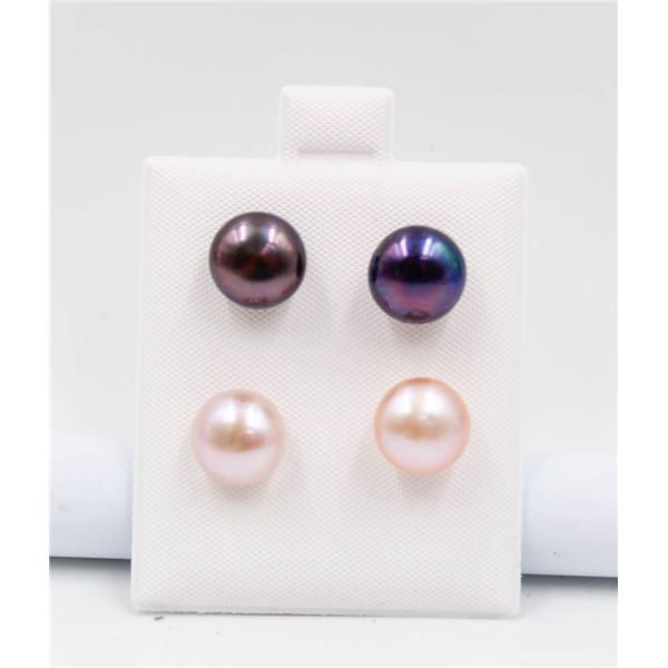 #274- NATURAL AKOYA PEARL EARRING 2 SET