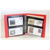 Image 1 : VINTAGE RED BINDER WITH 11 VINTAGE 1ST DAY