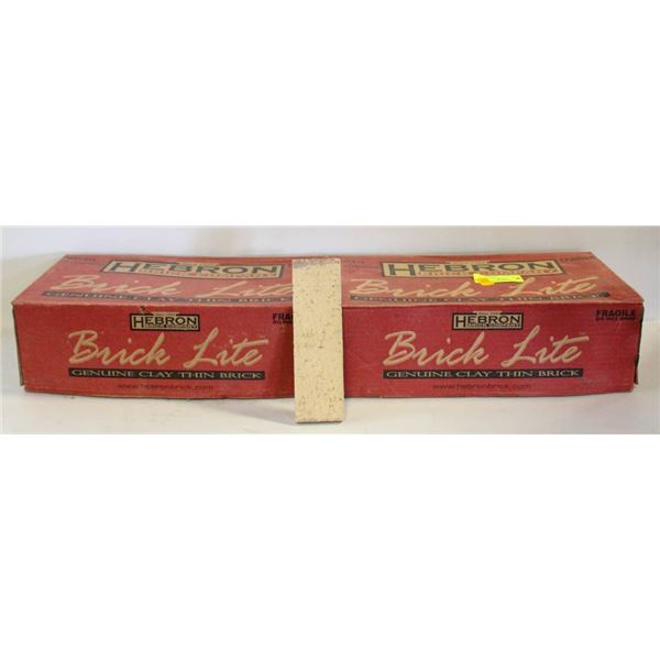 (60+) CLAY THIN BRICKS (7.5"X2.25"X0.50")